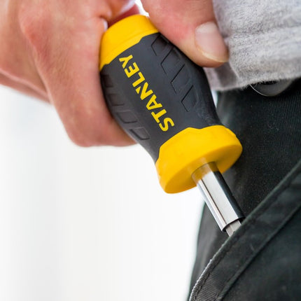 STANLEY MULTIBIT STUBBY SCHROEVENDRAAIER