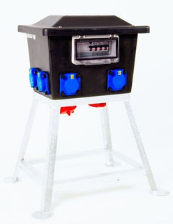 SiRoX RONDO VOLRUBBER VERDEELKAST 32A 5P 400V 6X SCHUKO