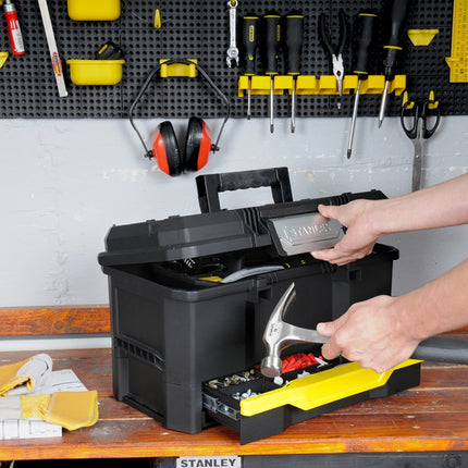 Stanley Gereedschapskoffer 19" M/drukslot en Laden – 1-70-316