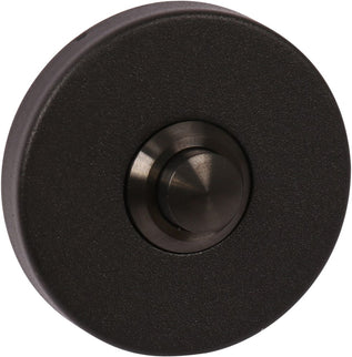 Beldrukker rond rvs mat zwart Oxloc