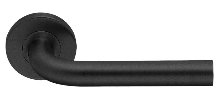 Deurkruk met rozet op stalen onderrozet Oxloc