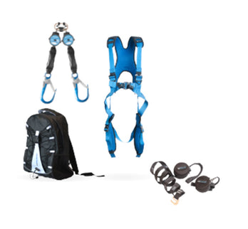 XSPlatforms Steigerset Premium - Harnas, Vanglijn Valstopapparaat – 19012