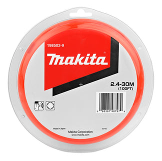 Makita Maaidraad 2,4mm X 30M Fluister Nylon Koord 2.4-30M – 198502-9