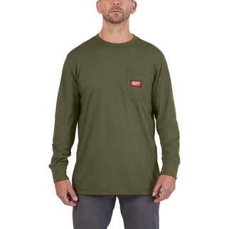 Milwaukee Wtlsgrniim Work T-Shirt Long Sleeve Greenm – 4932493049