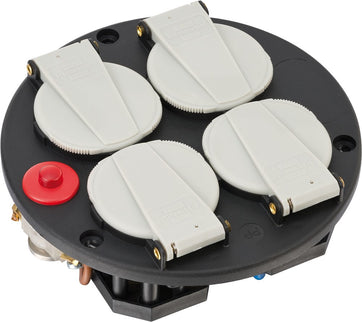 Brennenstuhl Stopcontacten Inzet 4-VOUDIG IP20 230V/16A Thermostaat met Controlelicht – 1081080