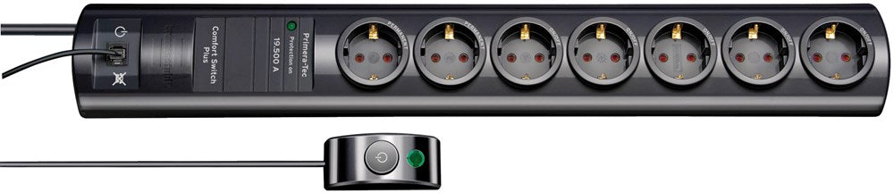 Brennenstuhl PRIMERA-TEC COMFORT SWITCH PLUS 19.500A STEKKERDOOS