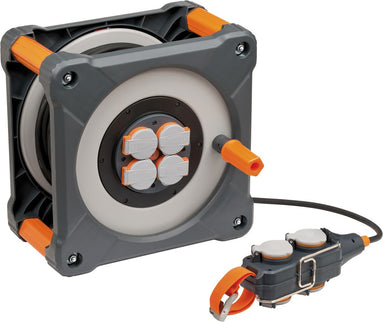 Brennenstuhl Professionalline CUBE Kabelhaspel met Powerblock KC 5100 IP44 50+5M H07RN-F 3G1, – 9211550100