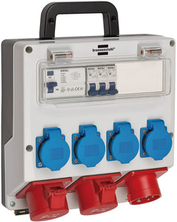 Brennenstuhl Wandverdeler 4/16A IP44 3X LS 230V/16 A, 1XFI 40 A 4-POLIG 30MA – 1154890010