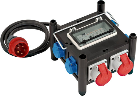 Brennenstuhl Compacte Rubberen Stroomverdeler BSV 3 FI/16 2 IP44 2M – 1153690200