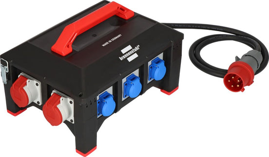 Brennenstuhl PROFESSIONALLINE RUBBER STROOMVERDELER BH07RN-F 5G6,0 1XCEE32A+2X16A, 6X230V
