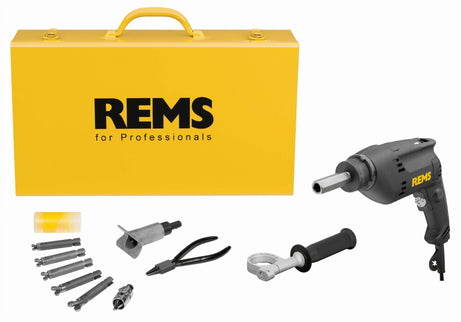 REMS Hurrican Elektrische buisuithaler Set 3/8+1/2+5/8+3/4+7/8" - 151002 RSEV