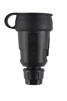 Veeneman KUNSTSTOF KOPPELING 2P+RA/DEKSEL ZWART