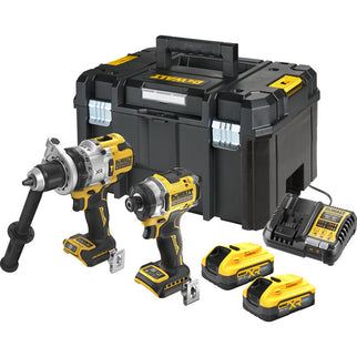DeWALT DCK2200H2T-QW 18V XR Premium Twin Kit met DCD1007 + DCF860 2X 5.0Ah Accu in TSTAK