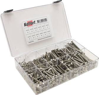 Assortimentsdoosje metaalschroef Kelfort