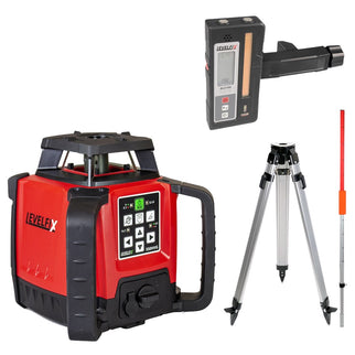 Levelfix 550HVG Bouwlaser Set Groen met Statief 1,8M en Baaklat 2 – 554514