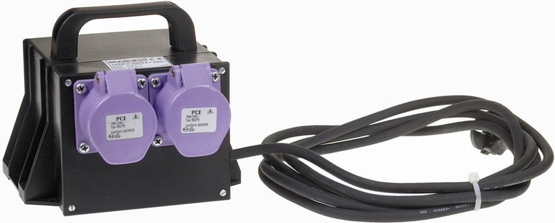 Connectra Veiligheidstrafo 200VA/24V/2-CEE – 57.034.02