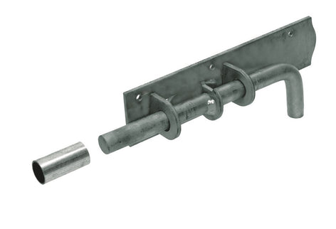 Plaatgrendel zwaar met buisje