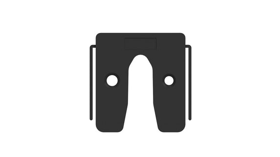 GB Uitvulplaatje Zwart met Stelpootjes 3 KS 50X50 – 34503.B006