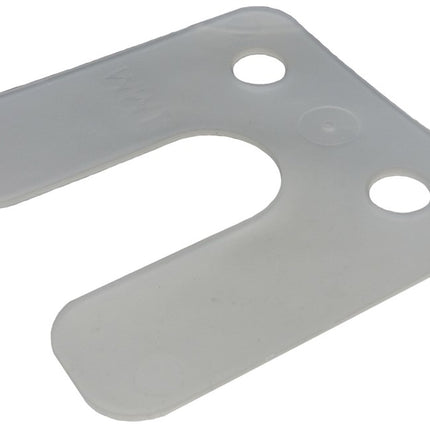 GB Drukplaat met Sleuf Transparant 1 KS 70 X70 – 34741.B096