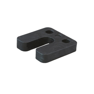 GB HOGEDRUKPLAAT MET SLEUF 10 70X70 ABS