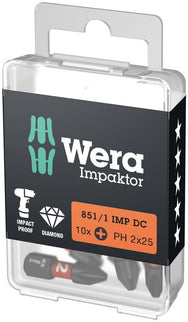 Wera BITS 851/1 PH 2X25mm - 5 stuks Impaktor – 05057616001