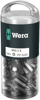 Wera BITS 855/1 Z PZ 2X25mm - 100 stuks DIY-BOX – 05072444001