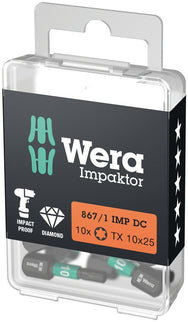 Wera BIT 867/1 IMP DC TX10X25 76280 – 05057628001
