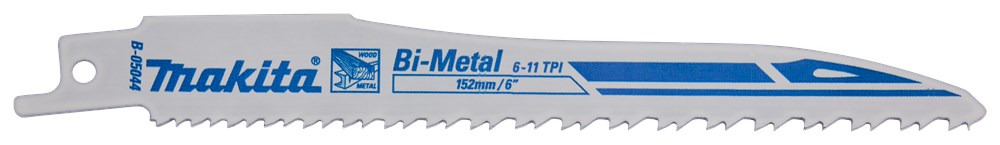 Makita Reciprozaagblad Hout/metaal 132mm Rec.Zaagblad 132 H&M SA345XF 2st – B-05044-2