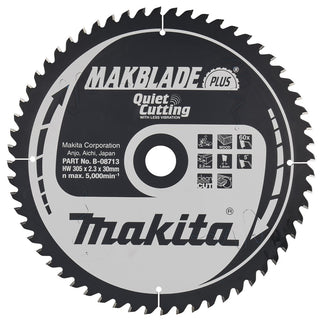 Makita Afkortzaagblad Hout 305X30X60T 5G – B-08713