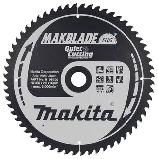 Makita Afkortzaagblad Hout 305X30X60T 5G – B-08729