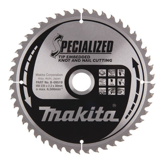 Makita Zaagblad TIPE 235X30X2,3 48T 18G Zaagblad – B-09519