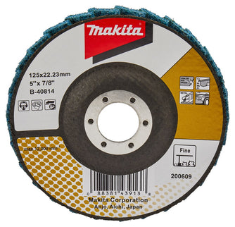 Makita Lamellen Conditioneringschijf 125mm Fijn Schuursch. 125X22mm – B-40814