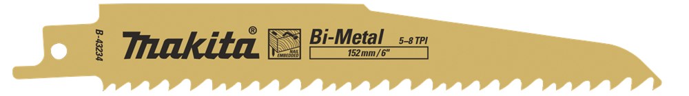 Makita ReciproZaagblad 132 H&M S610VF Reciprozaagblad – B-43234