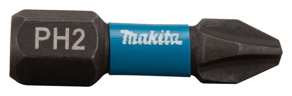 Makita Slagschroefbit PH2X25mm BLK – B-63616