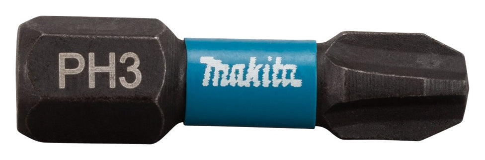 Makita Slagschroefbit PH3X25mm BLK – B-63622
