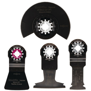 Makita Vloerset Zaag-/schraapset Multitool 4-Delig TM3000CX3 – B-67505