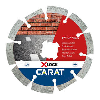 Carat Diamantzaag X-LOCK Baksteen 125X22,23mm – CAXLOCK125