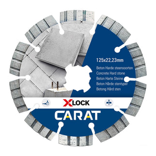 Carat Diamantzaag X-LOCK Beton 125X22,23mm – CCXLOCK125