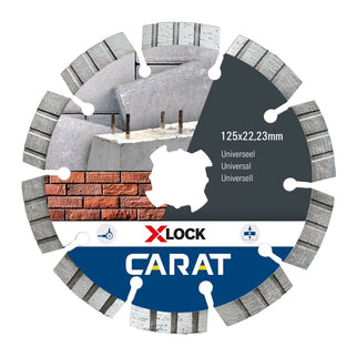 Carat Diamantzaag X-LOCK Universeel 125X22,23mm – CUXLOCK125