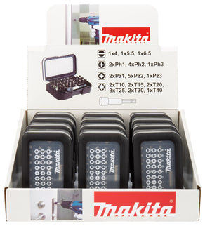 Makita DISPLAY 12 BITSET 31DLG A