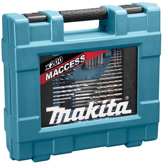 Makita BOOR-/schroefbitset 200-Delig Boor/bitset – D-37194
