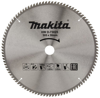 Makita HM Zaagblad ALU 305X30 100T 5G Zaagblad Aluminium 350X30X2.8mm – D-73025