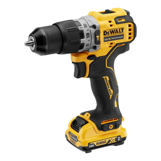 DeWALT 12v xr schroef-/klopboormachine, 10mm, 2x 2.0 ah li-ion DCD706D2
