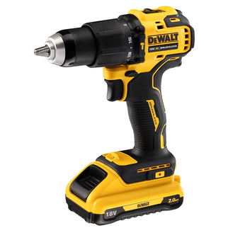 DeWALT 18v xr brushless compacte schroef-/klopboormachine 2x 2.0ah in tstak DCD709D2T
