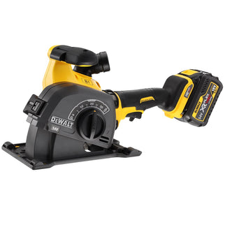 DeWALT 54v xr flexvolt 125mm sleuvenfrees - 2x 6.0ah accu's en snellader DCG200T2