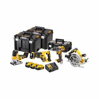 DeWALT 18v xr brushless 4-delige voordeelset in tstak 3x 5.0ah DCK480P3T