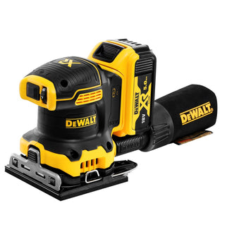DeWALT 18v xr brushless 1/4 vel vlakschuurmachine + 2x 5.0ah in tstak DCW200P2