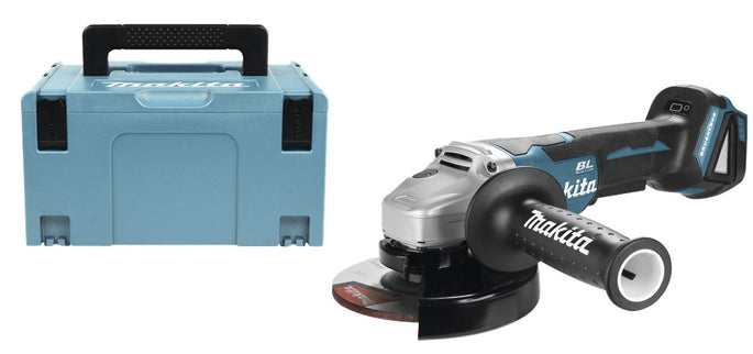 Makita DGA505ZJ 18V Haakse Slijper 125mm zonder Accu's en Lader