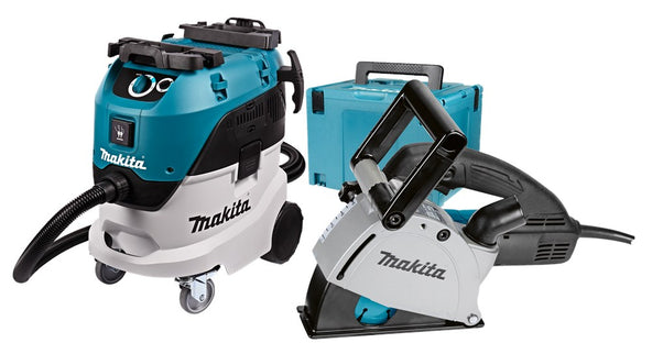 Makita DK0093J 2-Delige Combiset Sleuvenzaag met Stofzuiger