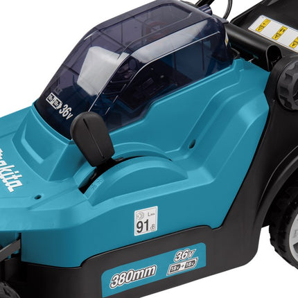 Makita DLM382PT2 2x 18V Grasmaaier 38 cm